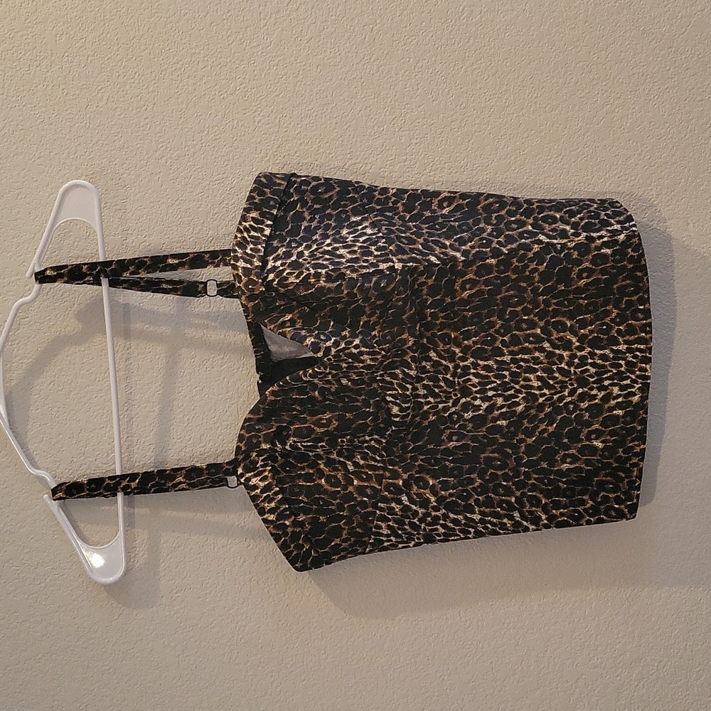 Micheline Pitt Vixen Leopard print top